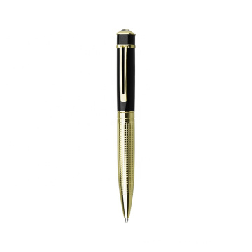 Custom Logo Luxury Gold Metal Ball Pen Office Supplies Gift Top Crystal Advertising Engraving Personalized Stationery
